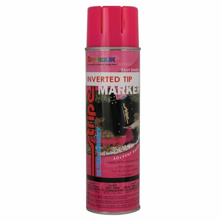 SEYMOUR MIDWEST 20 oz Inverted Tip Solvent Based Marking Paint, Pink Fluorescent SM20-979